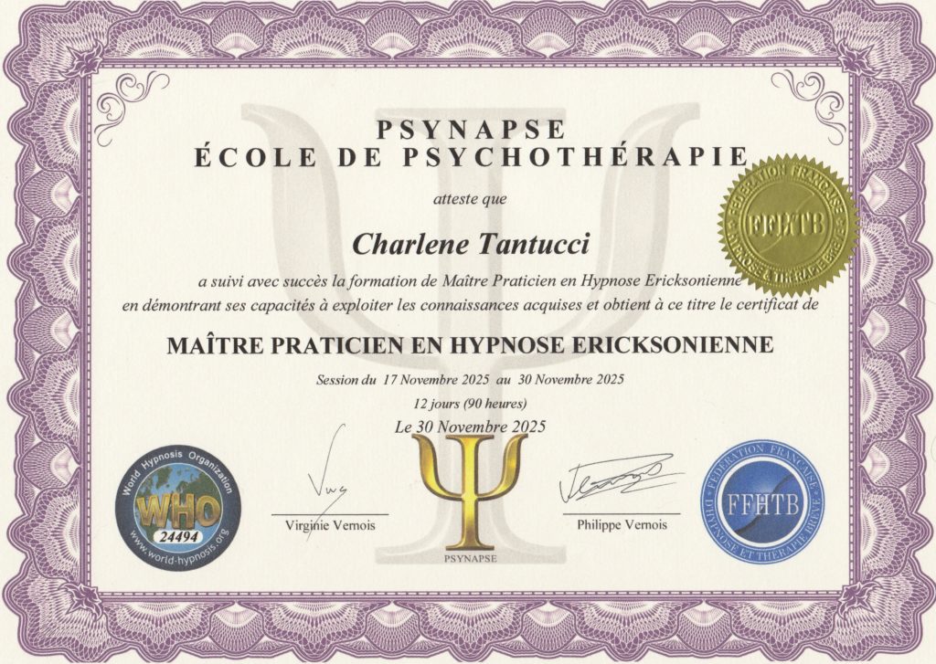 Maître Hypnose Ericksonienne